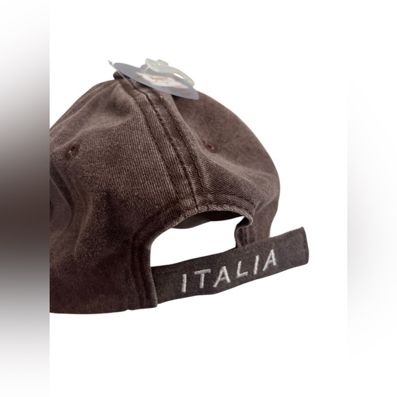 NWT Brown Disressed Italia 1861 Cap - Picture 4 of 8